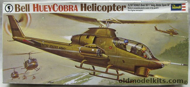 Revell 1/32 Bell AH-1 Huey Cobra Helicopter, H287 plastic model kit